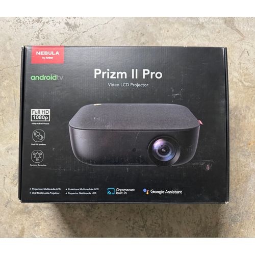 Vidéoprojecteur WiFi LCD Nebula Prizm 2 PRO - Noir : Wifi, Bluetooth, USB, 200 ANSI lm / 1000 lm