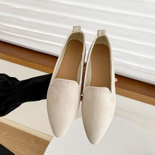 Mocassins Respirants À Enfiler Pour Femmes,Chaussures De Ballet Peu Profondes,Chaussures De Bateau Parker Pointues Astronomiques Douces,Grande Taille 43,Mode 2022