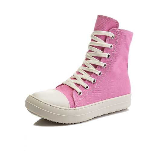 Baskets Noires En Toile Avec Fermeture Éclair Pour Femme,Chaussures Décontractées À La Mode,44,Printemps 2021