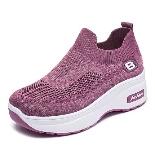 Chaussures Chaussures De Dehors En Maille Respirante Pour Femmebaskets Plateformepaissesrecommandées Par Zelwoman