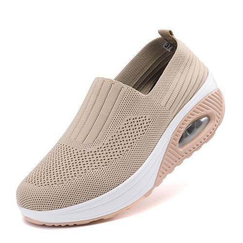 Chaussures De Marche Coussin D'air Pour Femme Baskets Orth4wd Antidérapantes Mules Plateforme Respirantes Semelle Compensée