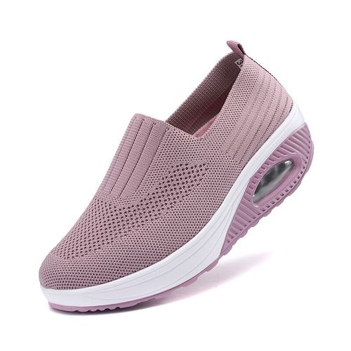 Chaussures De Marche Coussin D'air Pour Femme Baskets Orth4wd Antidérapantes Mules Plateforme Respirantes Semelle Compensée
