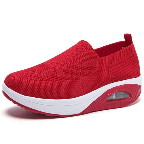 Chaussures Chaussures De Marche Coussin D'air Pour Femmebaskets Orth4wdantidérapantesmules Plateforme Respirantesà Semelle Compensée
