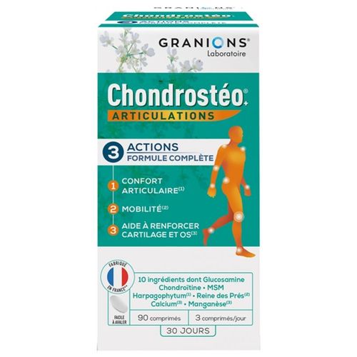 Granions Chondrostéo+ Articulations 90 Comprimés 