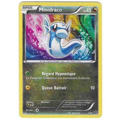 Minidraco 2/20 - Coffre Des Dragons - Carte Holo Pokémon Française