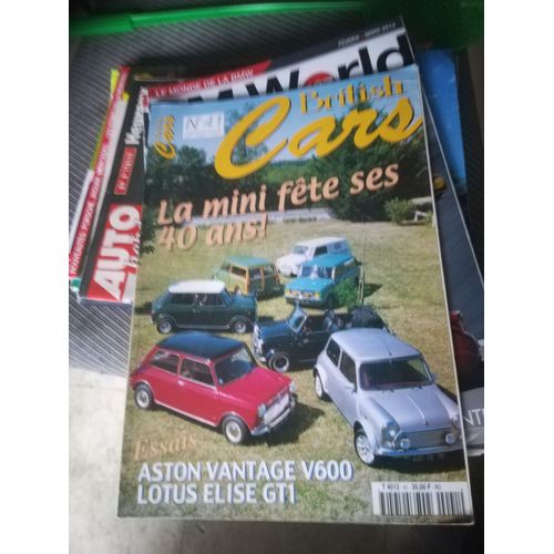 British Cars 41 De 1999 Aston Martin Vantage V600,Sunbeam Tiger,Lotus Elise Gt1,Morris Minor Traveller,Ford Zodiac Mk2,Jaguar Twr Xj220,Ford Cortina Lotus,Mg Midget Tf 1250,Tvr Chimaera