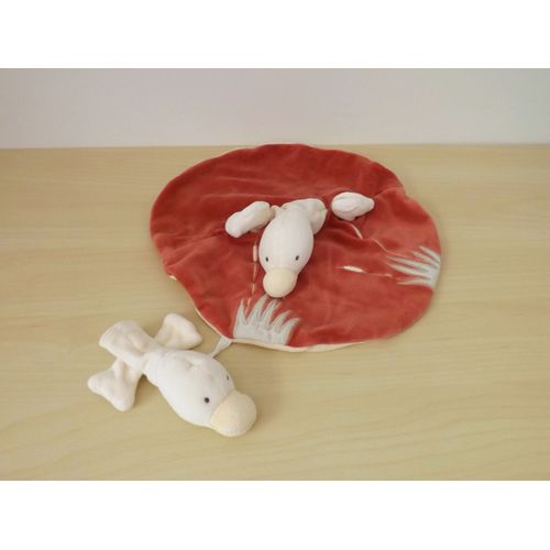 Doudou Canard Edouard Blanc Bordeau Moulin Roty