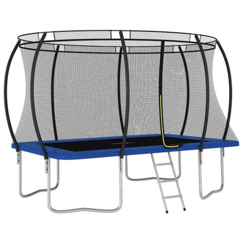 Vidaxl Ensemble De Trampoline Rectangulaire 335x244x90 Cm 150 Kg