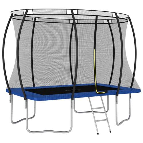 Vidaxl Ensemble De Trampoline Rectangulaire 274x183x76 Cm 150 Kg