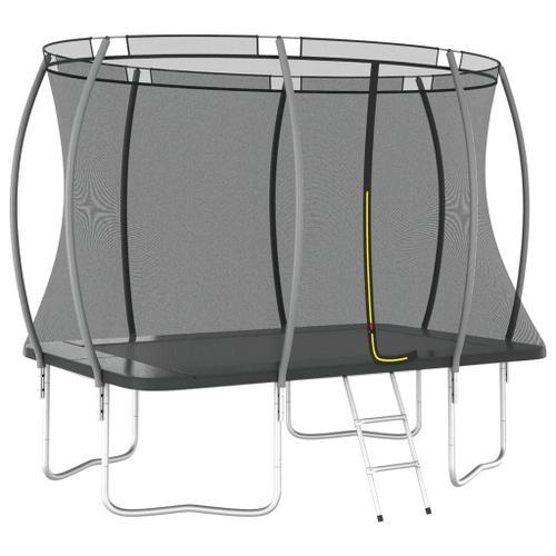 Vidaxl Ensemble De Trampoline Rectangulaire 274x183x76 Cm 150 Kg