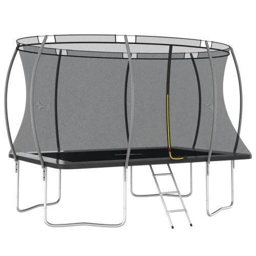 Vidaxl Ensemble De Trampoline Rectangulaire 335x244x90 Cm 150 Kg