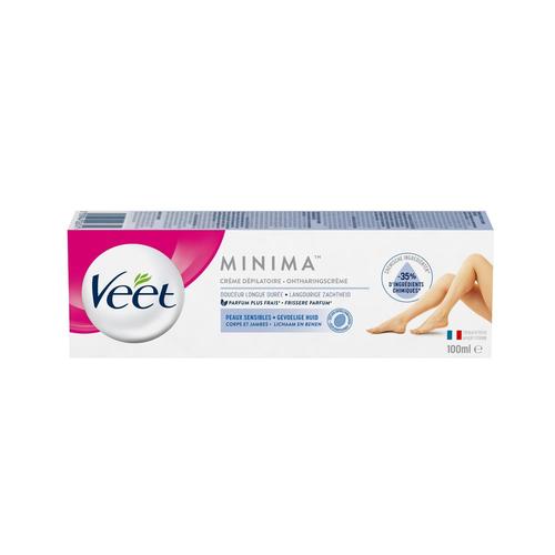 Veet Crème Dépilatoire Minima - Douceur Longue Durée - Peaux Sensibles - 100ml