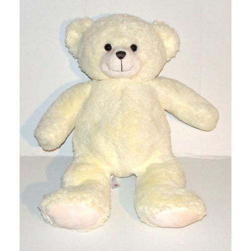 Peluche Ours Beige Nicotoy Simba - Doudou Ourson 40 Cm