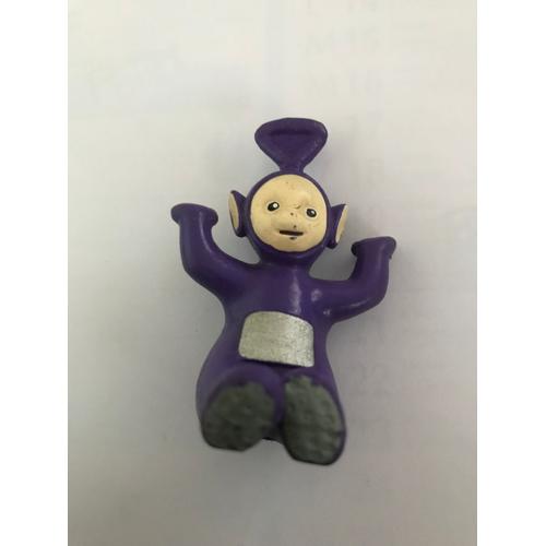 Figurine Teletubbies Tinky Winku Assis - Bully - Bullyland And Ragdoll - 1996 - 6x4 Cm