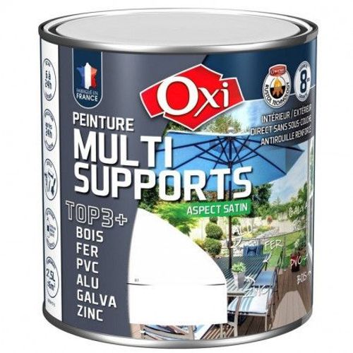 PEINTURE MULTI SUPPORTS - TOP 3+ CARBONE RAL 7043 2.5L