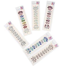 Autocollants De Tatouage Temporaire En Cristal 3d, Paillettes Pour Le Visage Et Le Corps, Accessoire Pour Tête De Cheveux, Gemmes Brillantes 