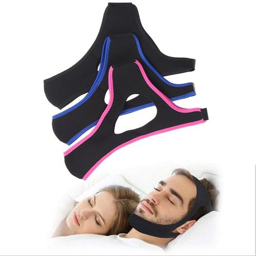 Ceinture Anti-Ronflement, Sangle De Menton, Pour Femme Et Homme, Aide Au Sommeil Nocturne, Outils De Protection Contre Le Ronflement, Mâchoire D'arrêt Du Ronflement, Bandage, Taille Unique 