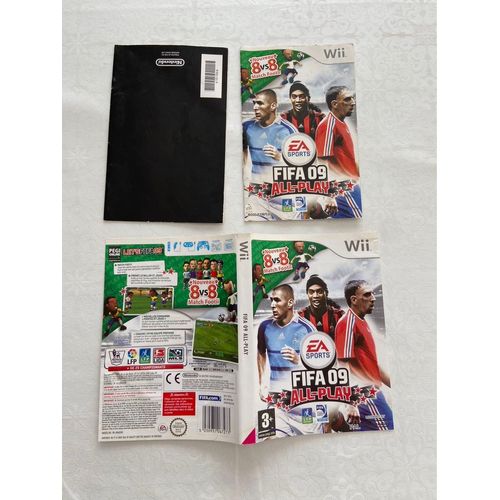 Jaquette + Notice D'emploi Jeu Wii Fifa 09 All Play