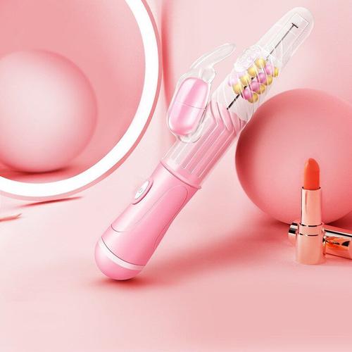 Vibrateur Sexy À 12 Fréquences Pour Femmes, Matériel De Chargement Usb, Élastique, Contient Des Perles, Viande Élevée, Continue À Gratter, Stimulation Du Point G