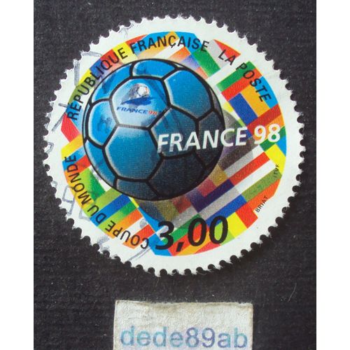 France 1998 . 3.00 Coupe Du Monde France 98 . Oblitéré Used Stamp .