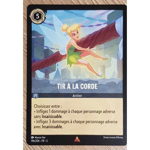 Carte Lorcana Disney (Chapitre 5) Rare (196/204) Tir A La Corde - Action