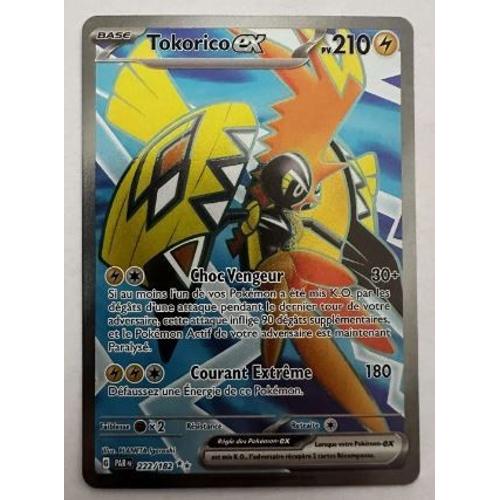 Pokémon Tokorico Ex 222 / 182 Sv4 Faille Paradoxe