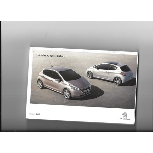 Manuel D'utilisation Peugeot 208 2012