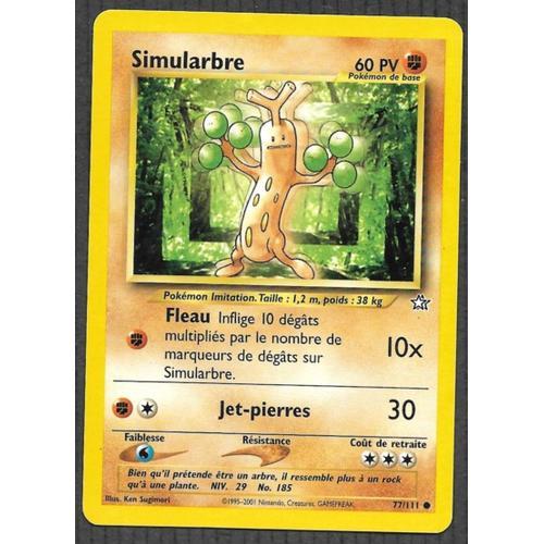 Carte Pokémon Simularbre 77/111 - Neo Genesis Wizards (Fr)