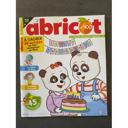 Livre Abricot Numéro 400 Mai 2023