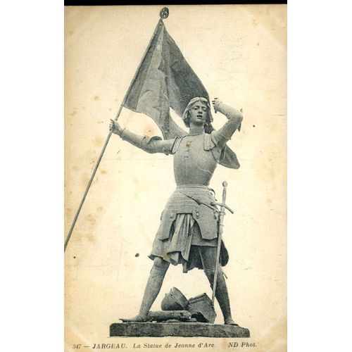 Carte Postale De Jargeau (Loiret) La Statue De Jeanne D' Arc (Réf.347)