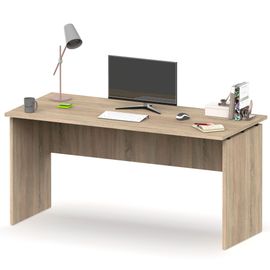 Bureau, Table Informatique Bureau, Étude 76x155x68cm, Poste De Travail, Chambre, , Bois, Briebe, Zenith