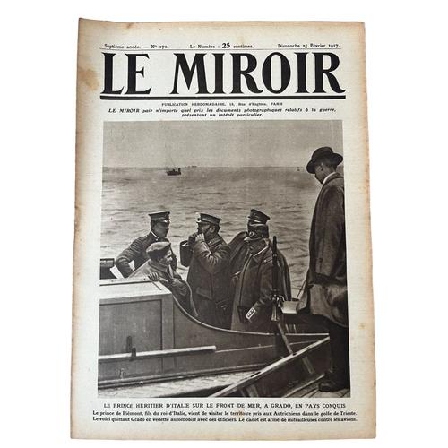 Journal Le Miroir 25 Février 1917