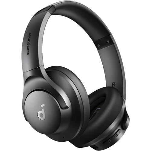 Soundcore by Anker Q20i Casque Bluetooth sans Fil avec réduction de Bruit Hybride Active, Casque Over-Ear, 40 Heures de Lecture en Mode ANC, Hi-Res Audio, Basses Profondes, Personnalisation Via App