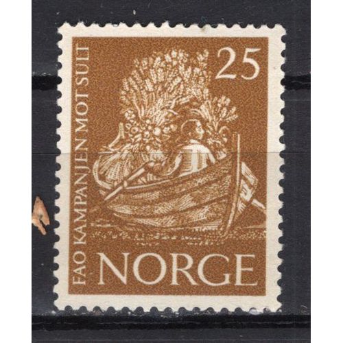 Norvege 1963 Campagne Mondiale Contre La Faim Neuf**