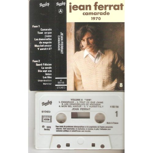 Cassette Audio Jean Ferrat: Camarade 1970