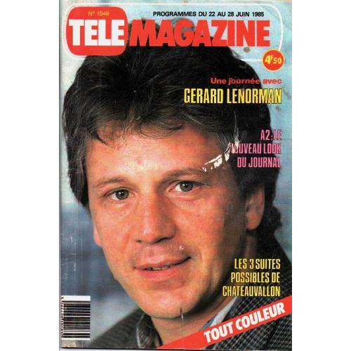 Tele Magazine 1546 1985 Gerard Lenorman/Marielle/Patrick Duffy