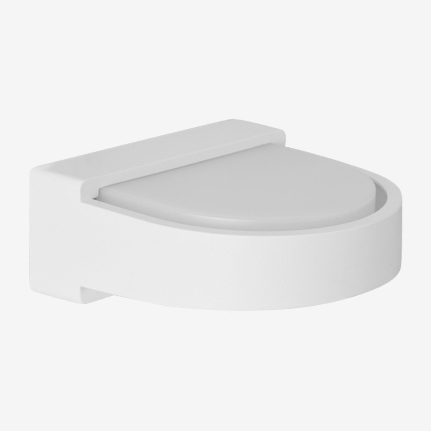 Applique murale LED d'ext&eacute;rieur en aluminium Uveria Blanc