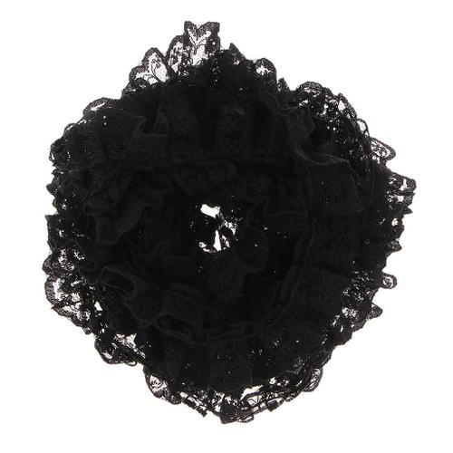 Dentelle Ruban Frangée De Ruban Crochet Polyester Bande D'albums Mariage Noir