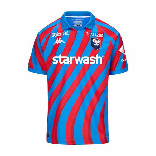 Maillot Kombat Home Sm Caen Bleu/Rouge Homme