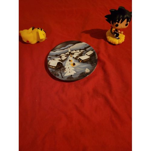 Assiette Noël Paysage