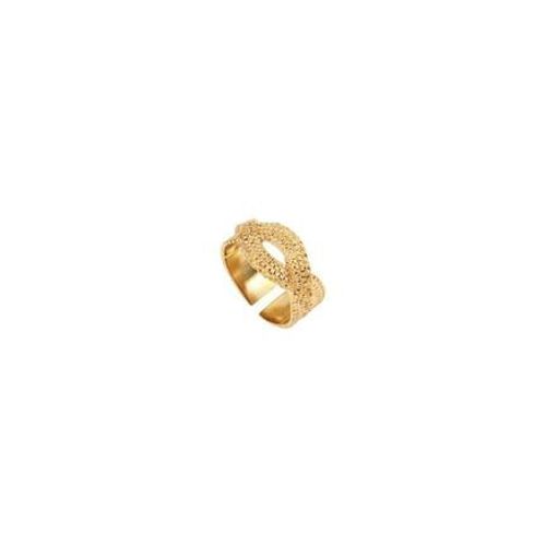 Satellite - Bague Ajustable Métal Doré À L'or Fin - Doré - Jaune