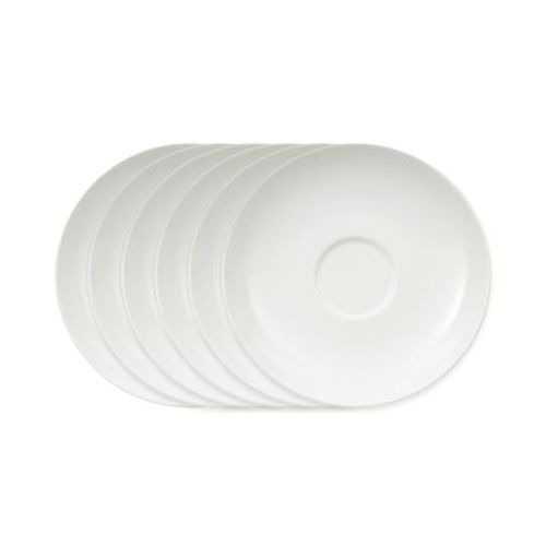 Villeroy & Boch - Royal Sous-Tasse À Café/Thé 6 Pièces - Blanc