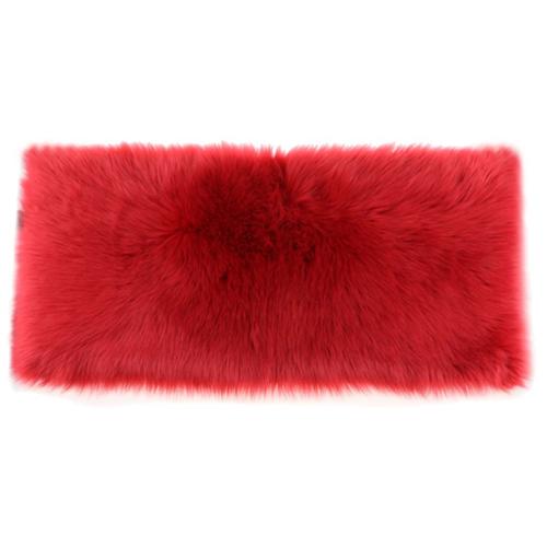 Tapis De Salon En Polyester Coussin Pour Chaise Décoration Maison Jeu De Bébé Brun Clair 40*90cm Rouge