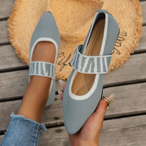 Ballerines Décontractées Talons Bas Pour Femme Basketslégantes Confortables Bout Jolie Tu