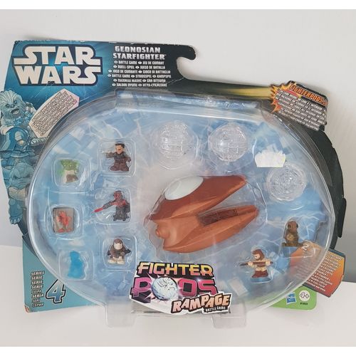 Jeu / Jouet / Coffret De Figurines Et Accessoires / Star Wars / Fighter Pods Rampage Battle Game / Jeu De Combat / Code A LIntérieur / Figurines Edition Spéciale / Hasbro