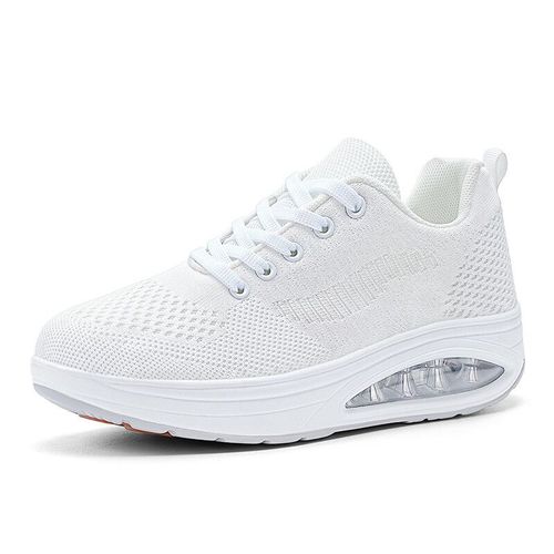 Baskets Blanches Décontractées Plateforme Pour Homme Et Femme Chaussures De Dehors Air Tennis