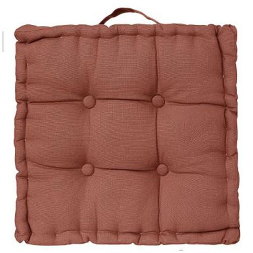 Coussin De Sol "Dorian" 40x40cm Terracotta