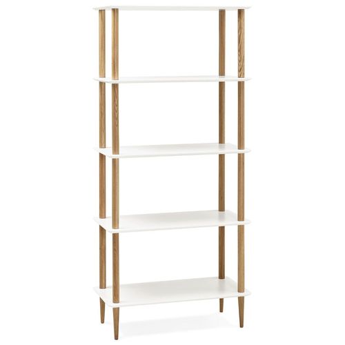 Étagère Design 'rack' Blanche En Bois Style Scandinave