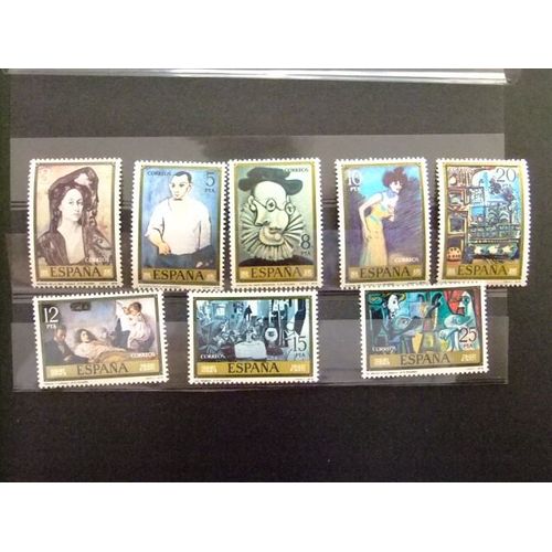 Ar Espagne 1978 / Peintures De Pablo Ruiz Picaso / Edifil 2481 / 2488 ** Yvert 2127 /2134 Mnh