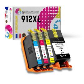 Pack compatible avec HP 912XL 4 cartouches